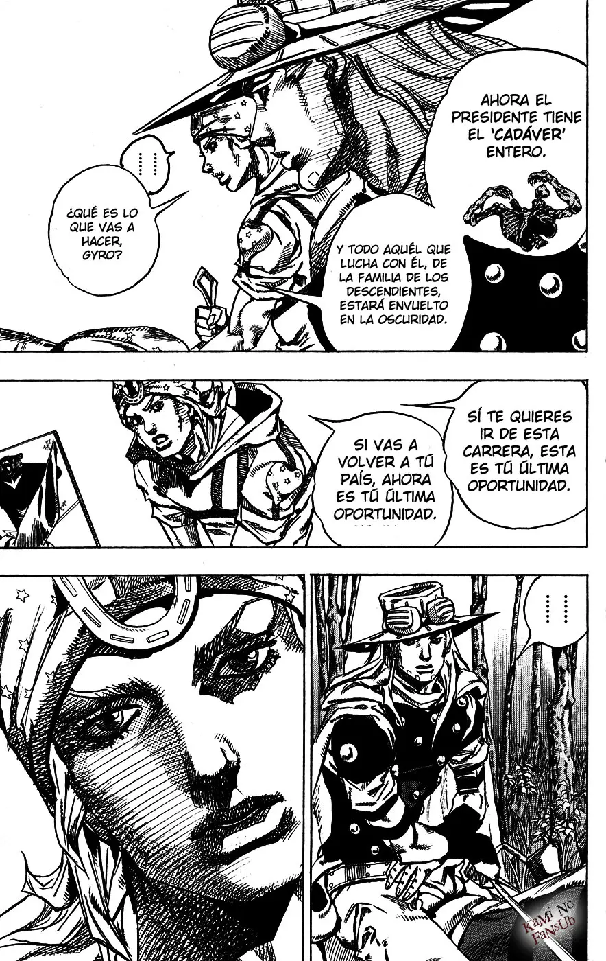 JoJo’s Bizarre Adventure – Parte 7: Steel Ball Run capítulo 76, página 13