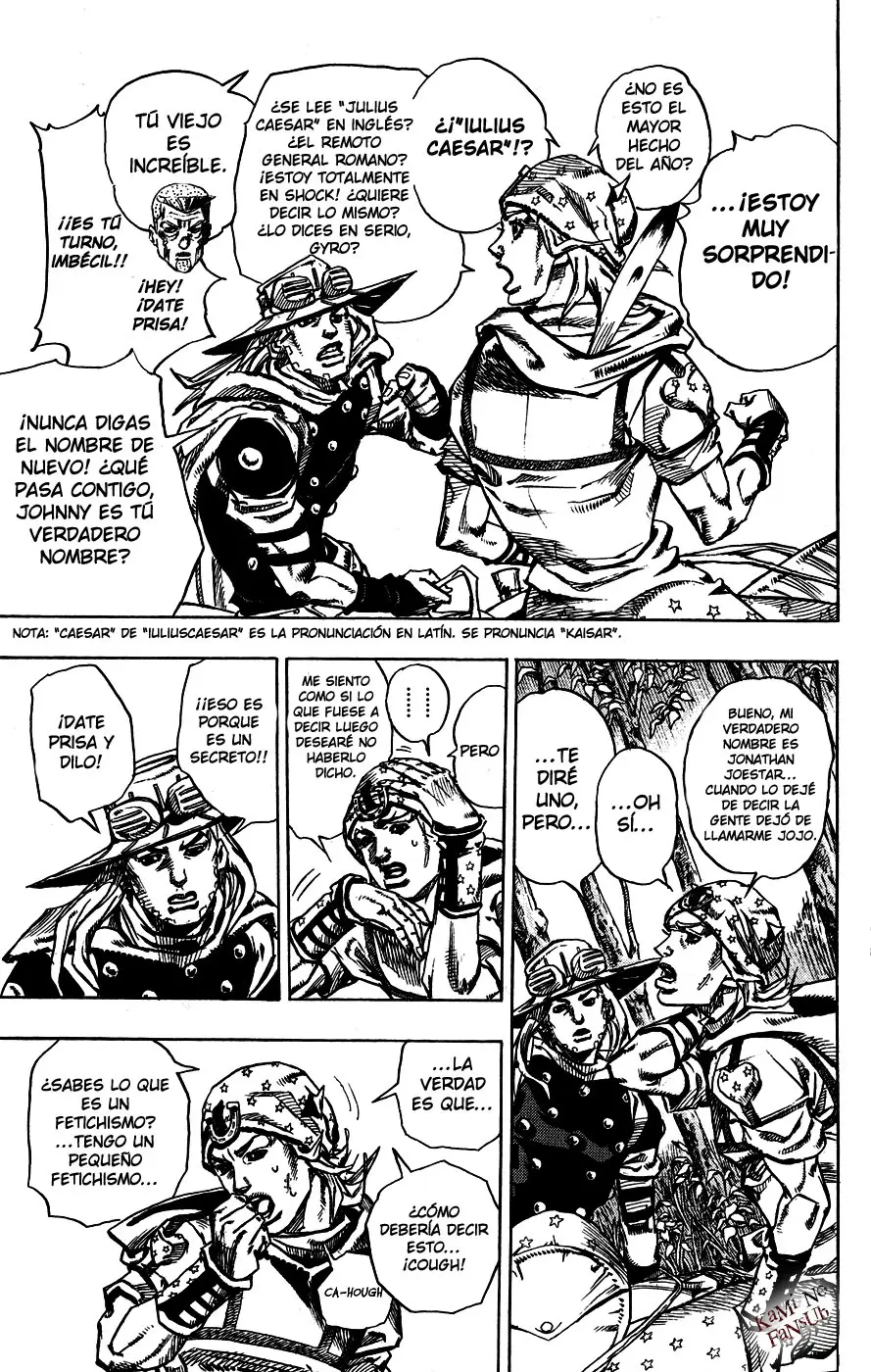 JoJo’s Bizarre Adventure – Parte 7: Steel Ball Run capítulo 76, página 15