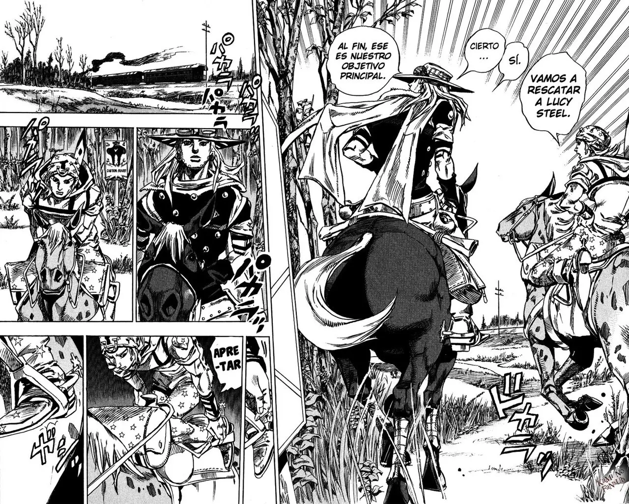 JoJo’s Bizarre Adventure – Parte 7: Steel Ball Run capítulo 76, página 18