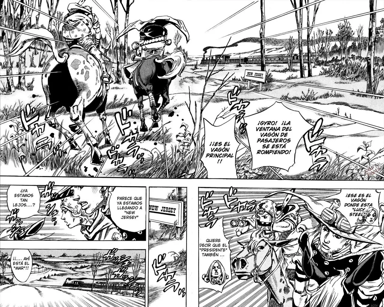 JoJo’s Bizarre Adventure – Parte 7: Steel Ball Run capítulo 77, página 12