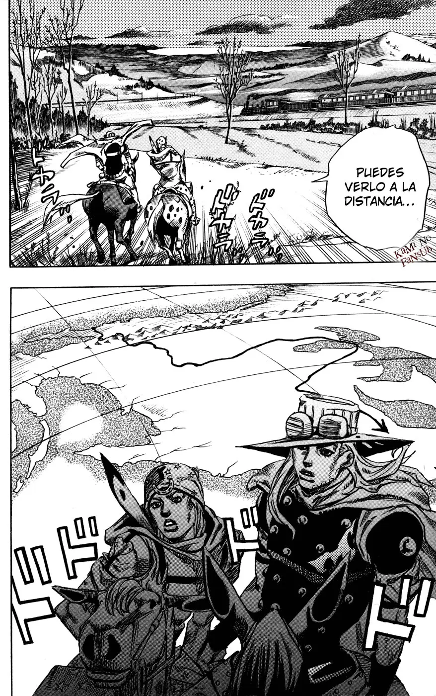 JoJo’s Bizarre Adventure – Parte 7: Steel Ball Run capítulo 77, página 13