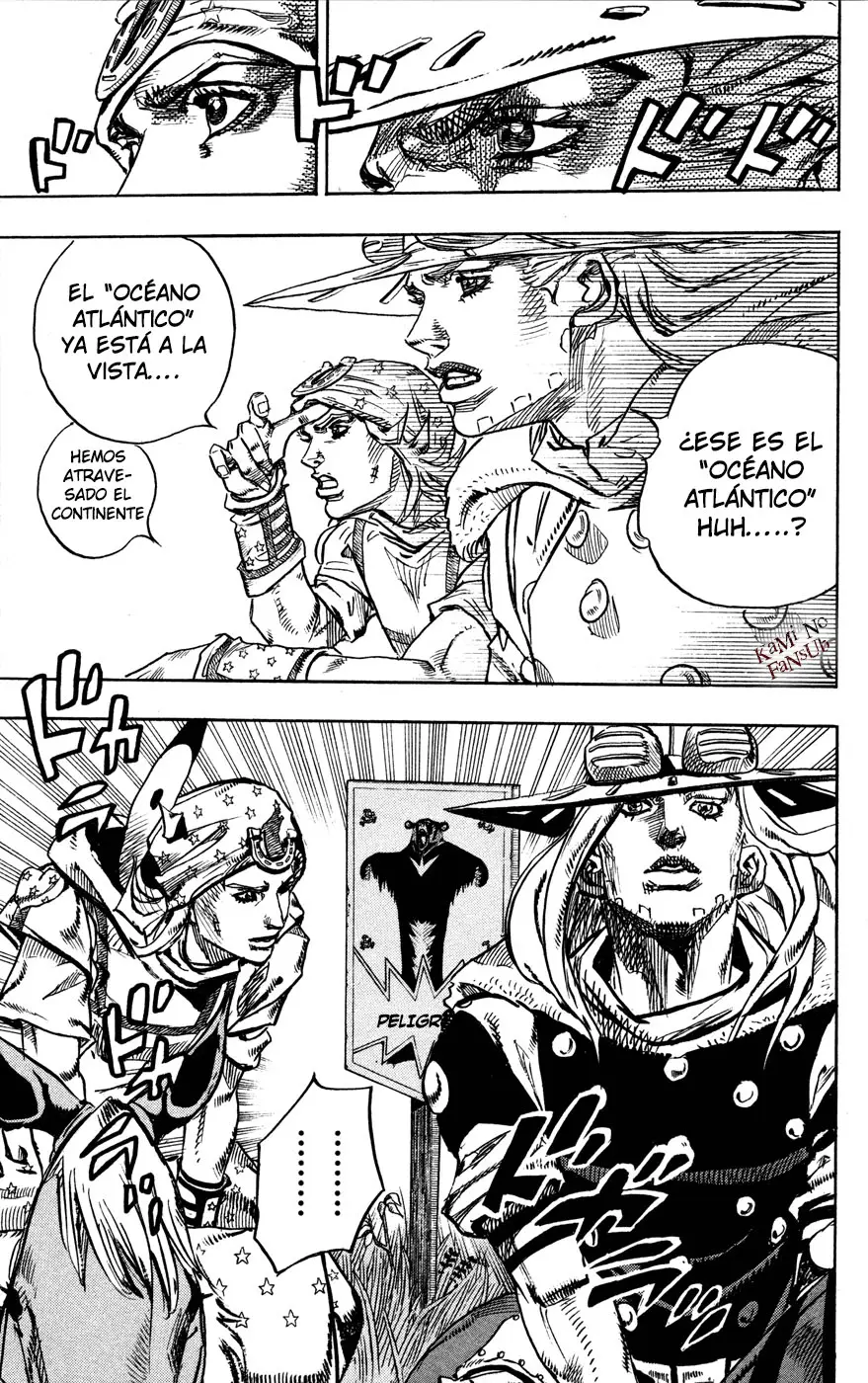 JoJo’s Bizarre Adventure – Parte 7: Steel Ball Run capítulo 77, página 14
