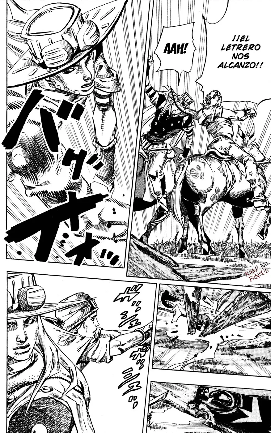 JoJo’s Bizarre Adventure – Parte 7: Steel Ball Run capítulo 77, página 18