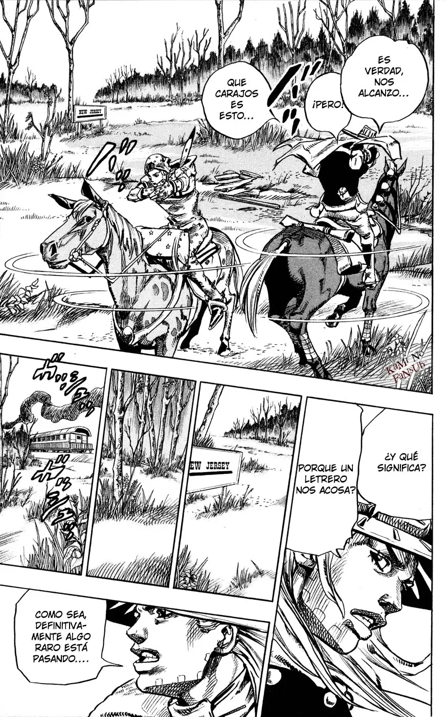 JoJo’s Bizarre Adventure – Parte 7: Steel Ball Run capítulo 77, página 19