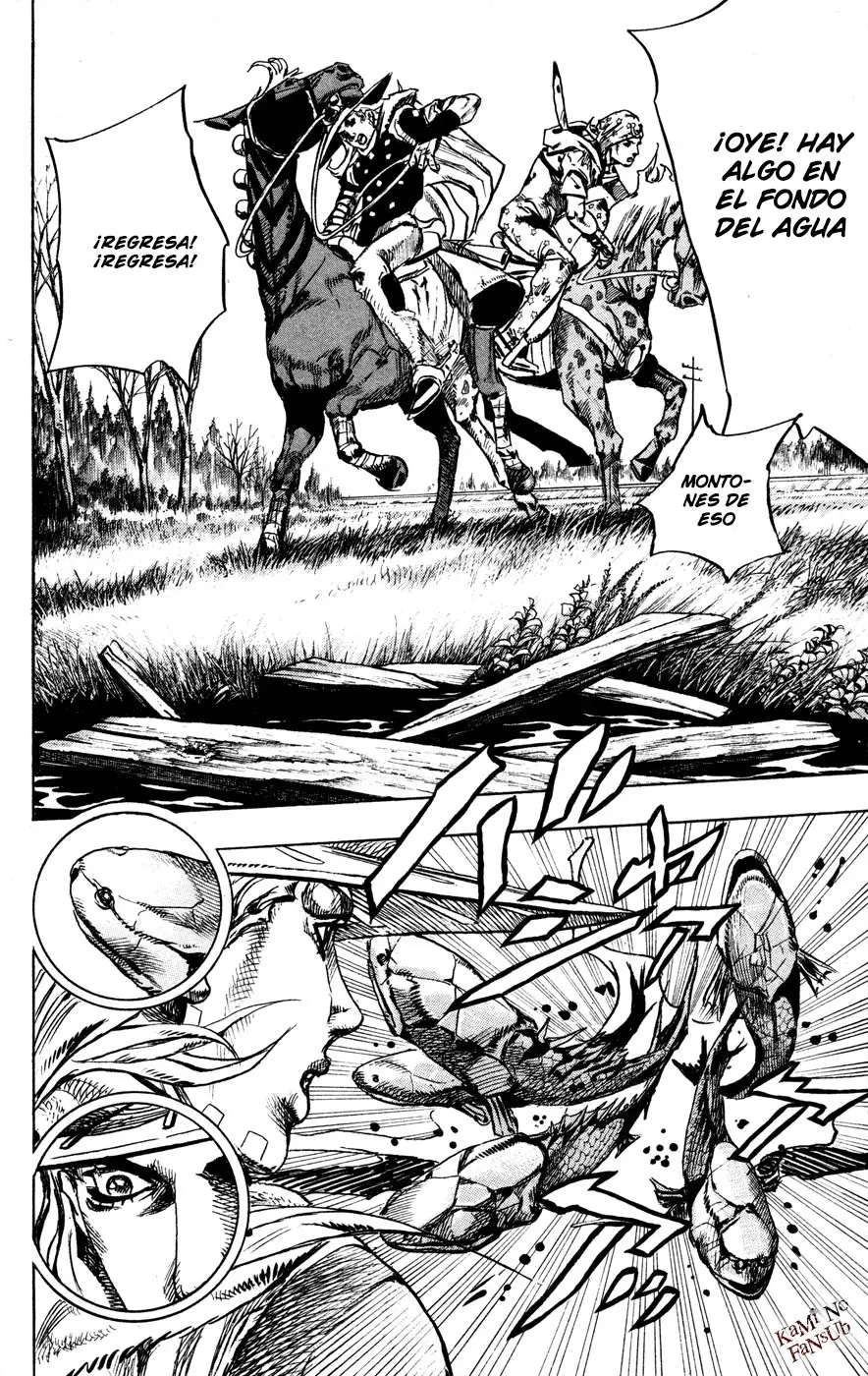 JoJo’s Bizarre Adventure – Parte 7: Steel Ball Run capítulo 77, página 22