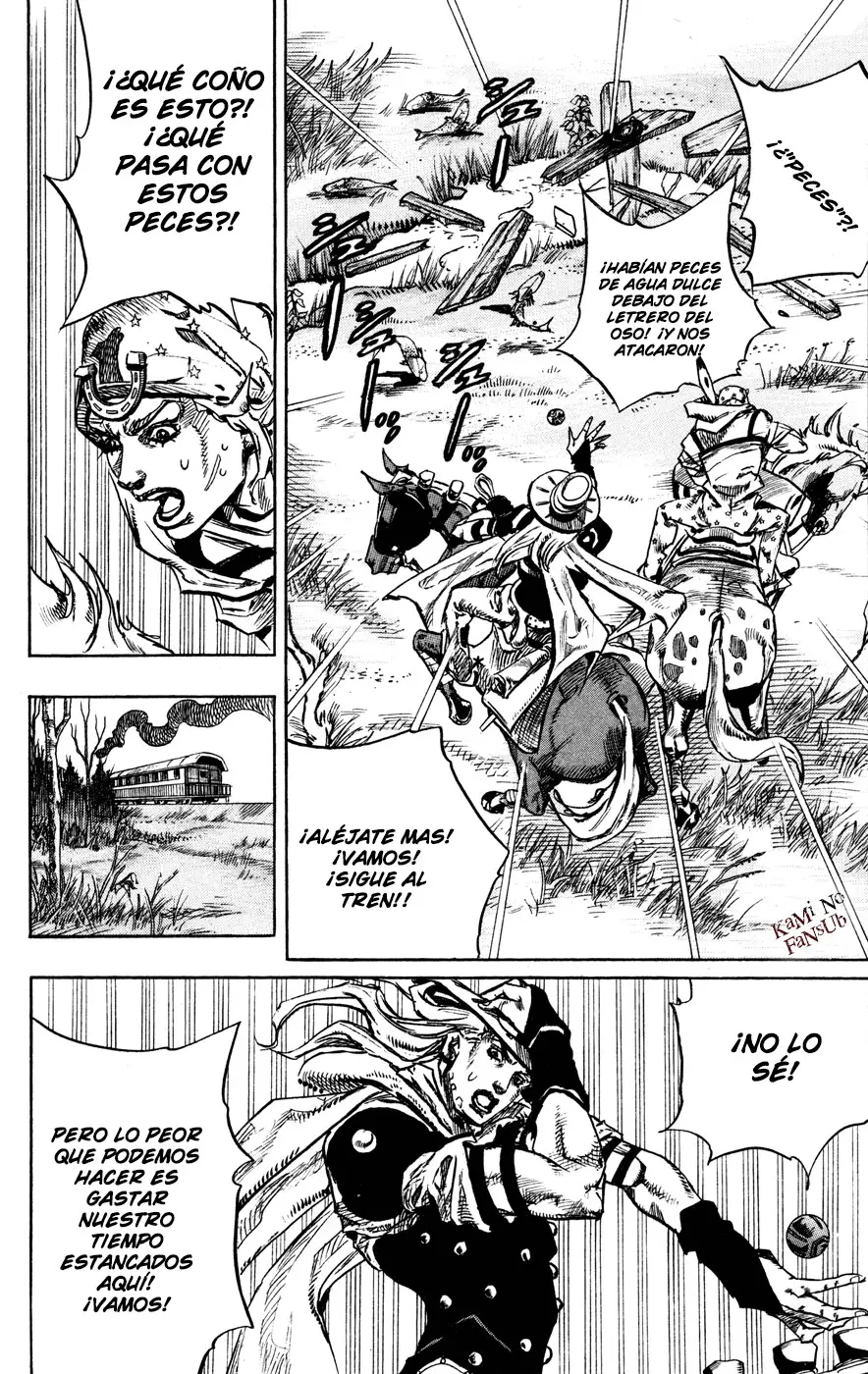 JoJo’s Bizarre Adventure – Parte 7: Steel Ball Run capítulo 77, página 26