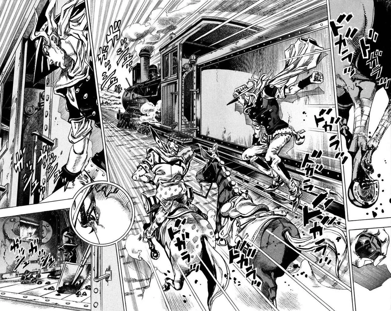 JoJo’s Bizarre Adventure – Parte 7: Steel Ball Run capítulo 78, página 9