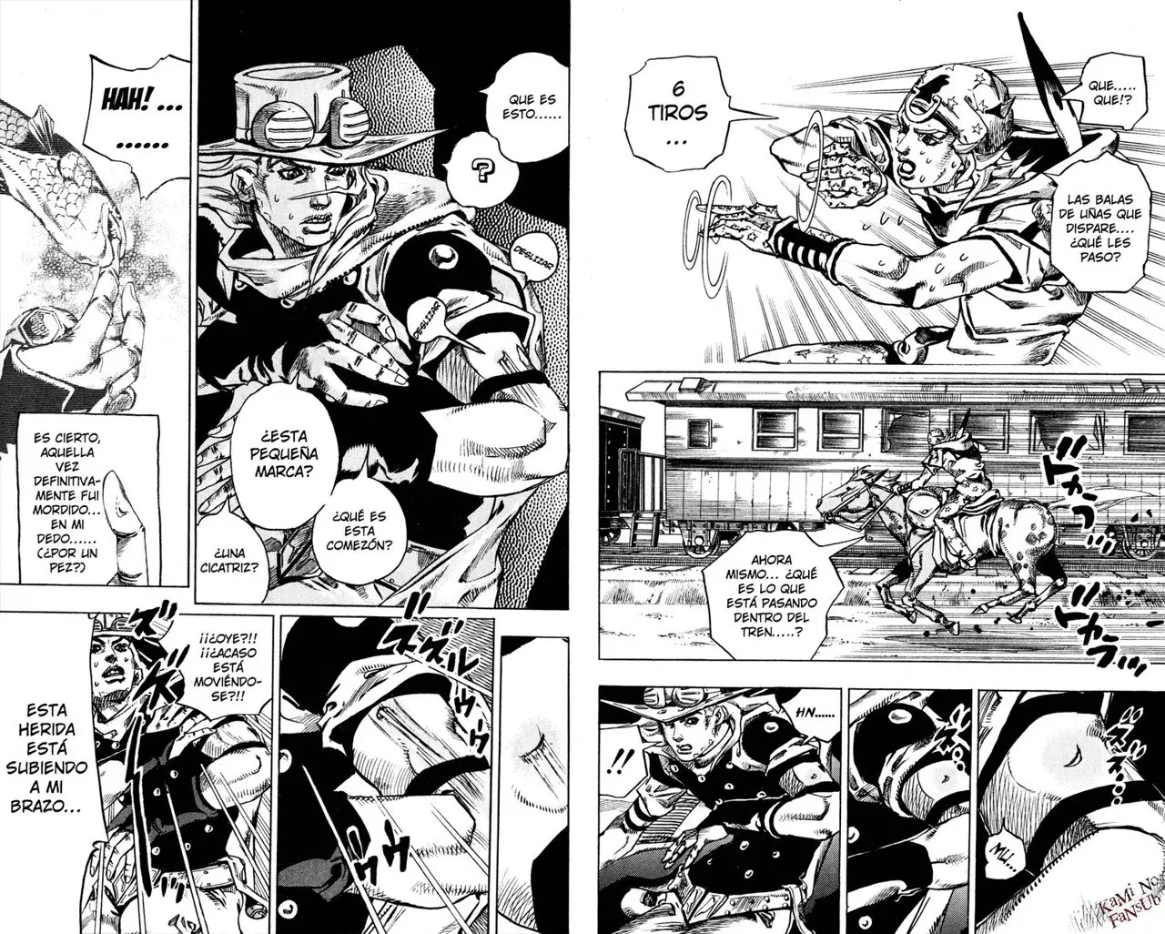 JoJo’s Bizarre Adventure – Parte 7: Steel Ball Run capítulo 78, página 38