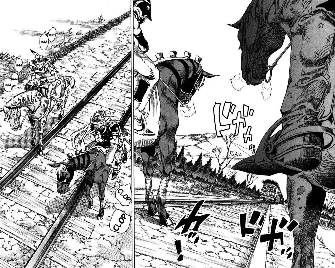 JoJo’s Bizarre Adventure – Parte 7: Steel Ball Run capítulo 80, página 3