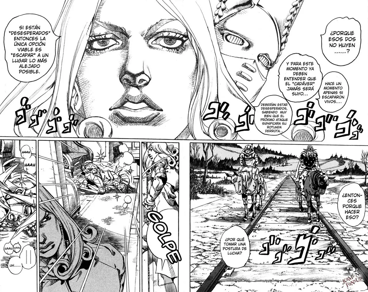 JoJo’s Bizarre Adventure – Parte 7: Steel Ball Run capítulo 80, página 9