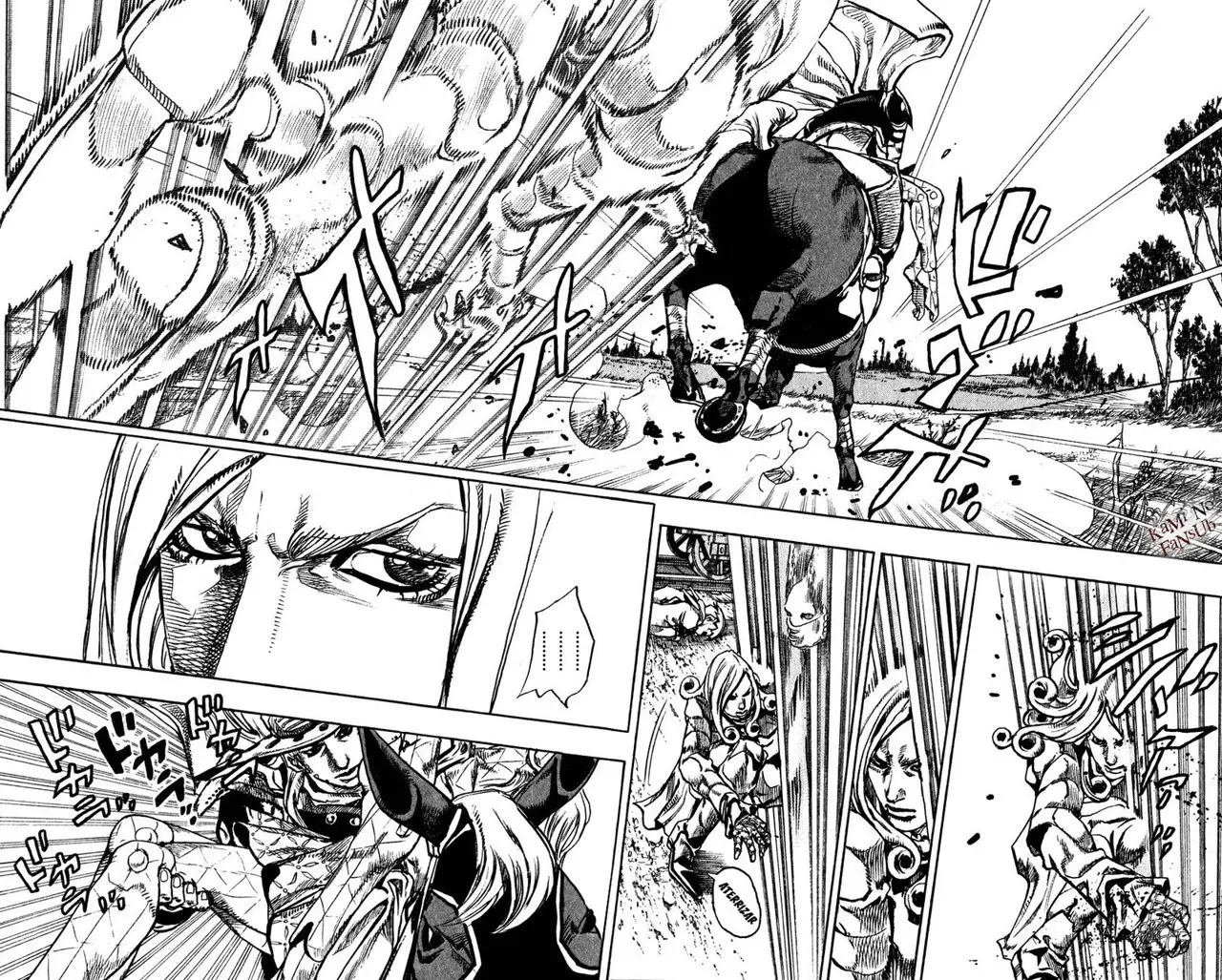 JoJo’s Bizarre Adventure – Parte 7: Steel Ball Run capítulo 81, página 28