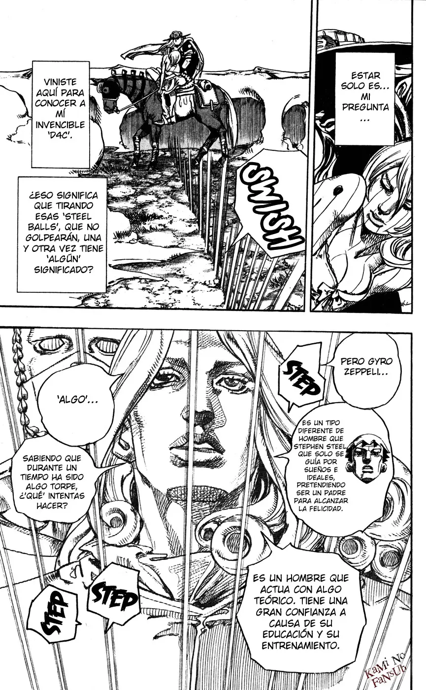 JoJo’s Bizarre Adventure – Parte 7: Steel Ball Run capítulo 82, página 14