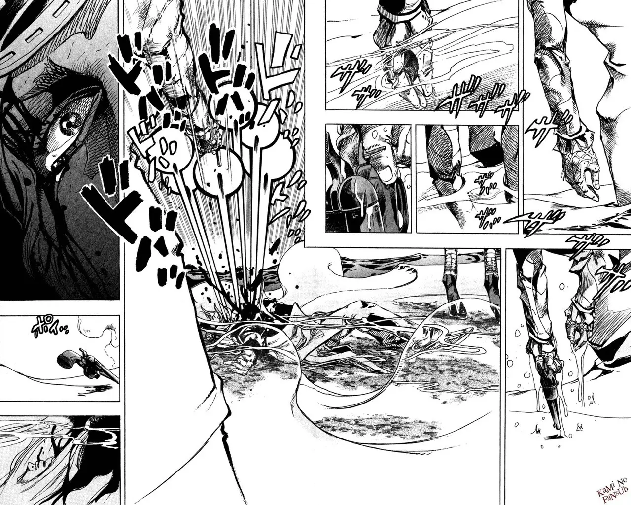 JoJo’s Bizarre Adventure – Parte 7: Steel Ball Run capítulo 85, página 7