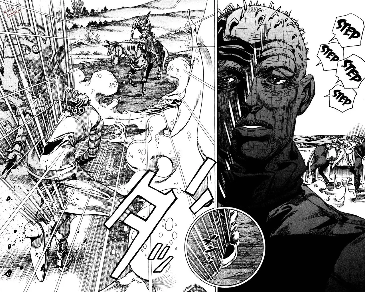 JoJo’s Bizarre Adventure – Parte 7: Steel Ball Run capítulo 85, página 10