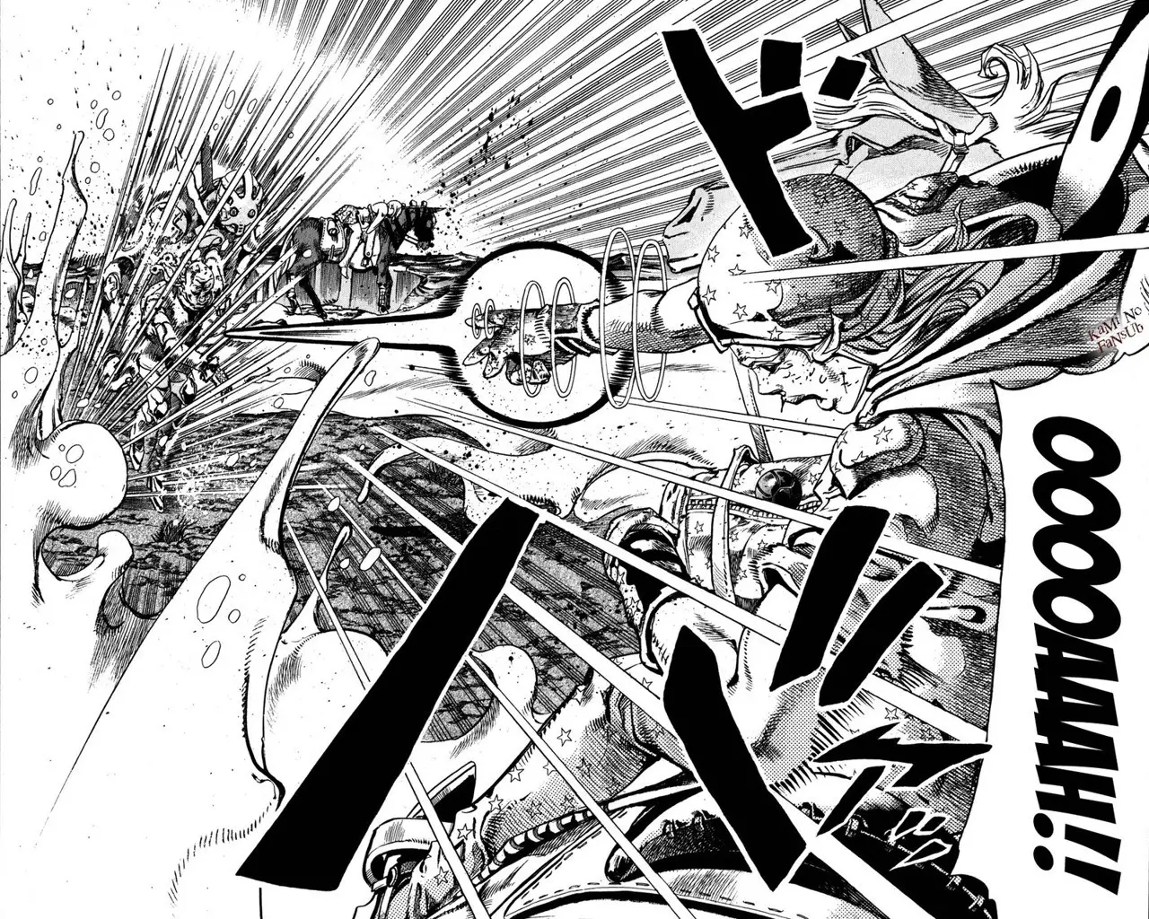JoJo’s Bizarre Adventure – Parte 7: Steel Ball Run capítulo 85, página 12