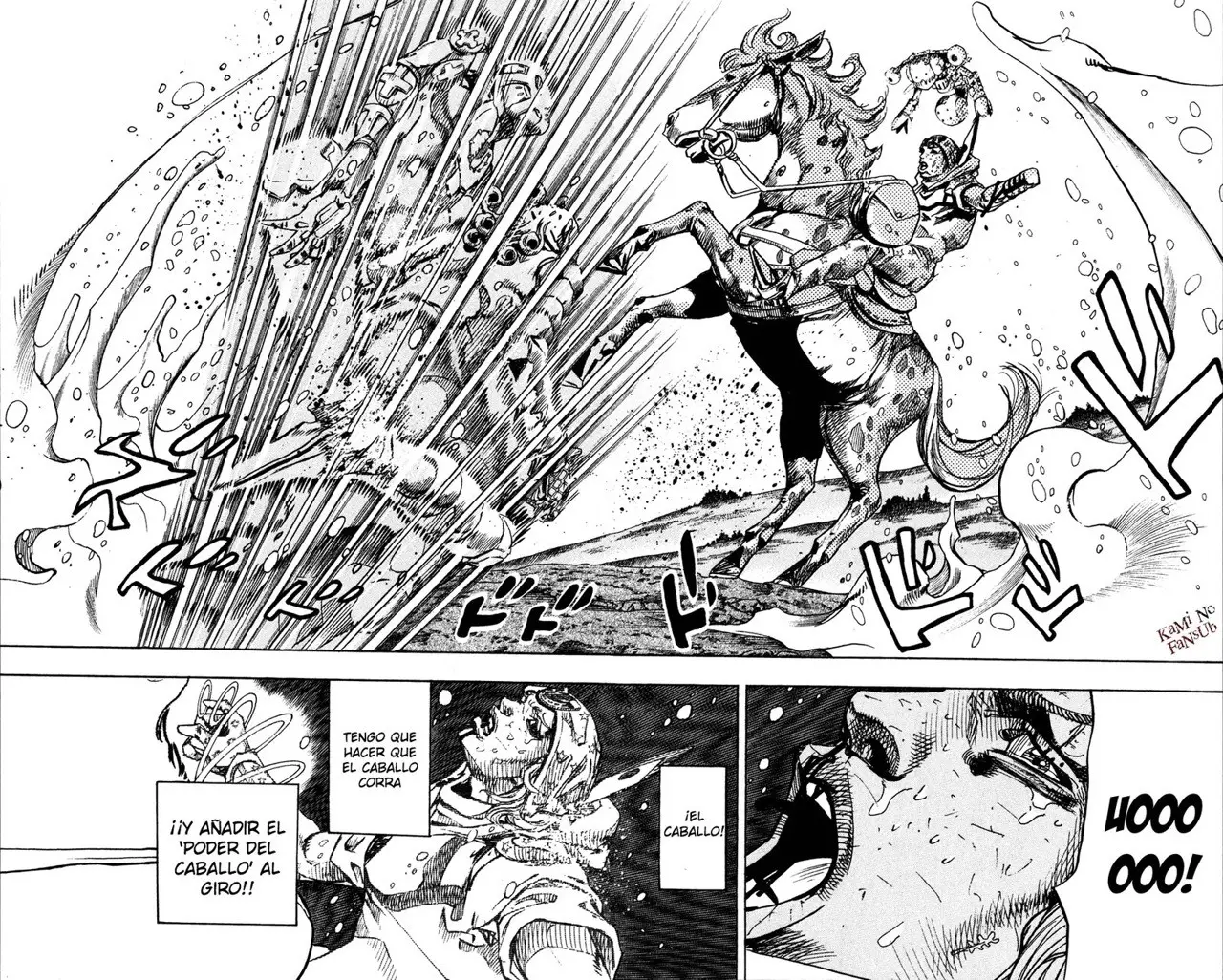 JoJo’s Bizarre Adventure – Parte 7: Steel Ball Run capítulo 85, página 14