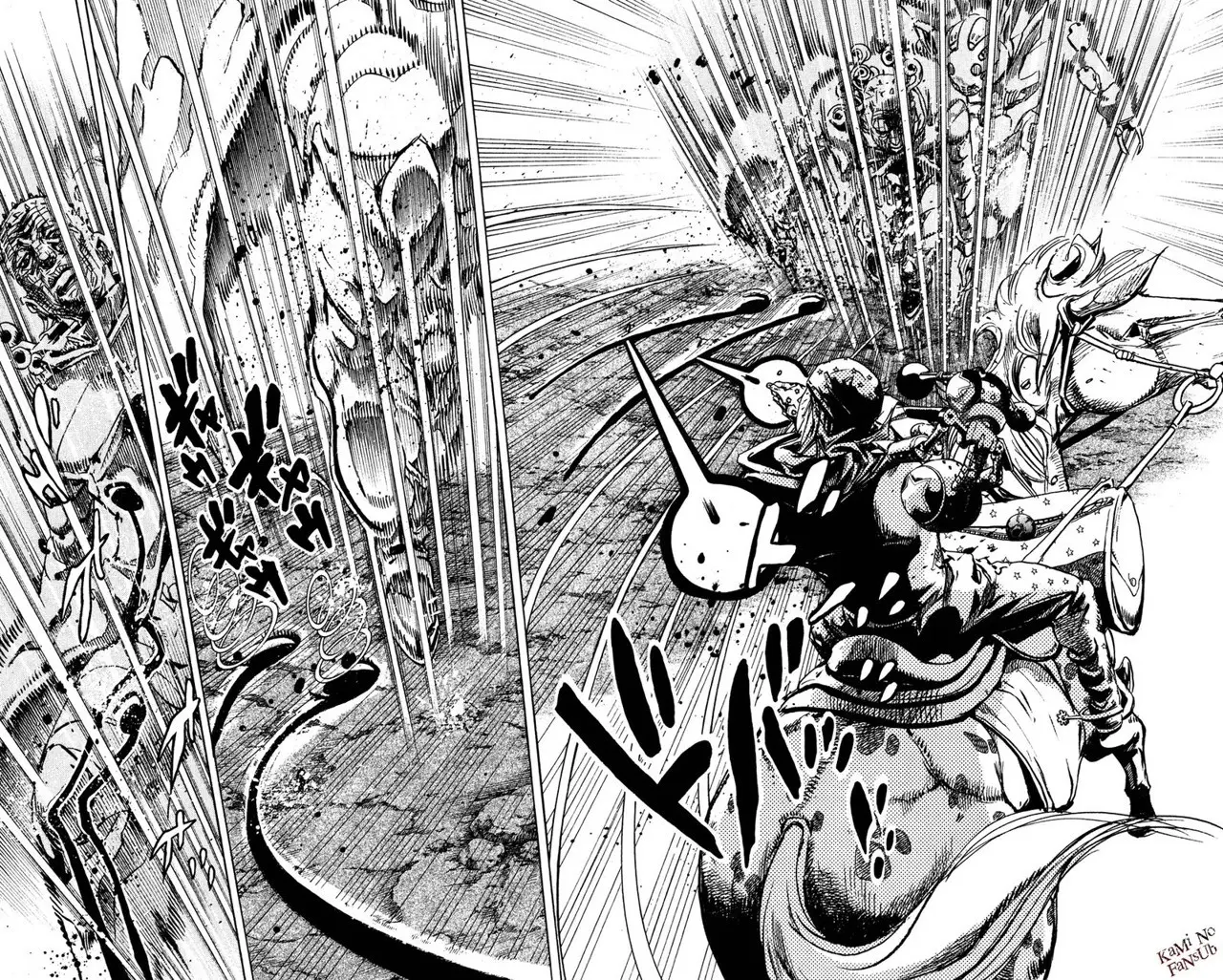 JoJo’s Bizarre Adventure – Parte 7: Steel Ball Run capítulo 85, página 15