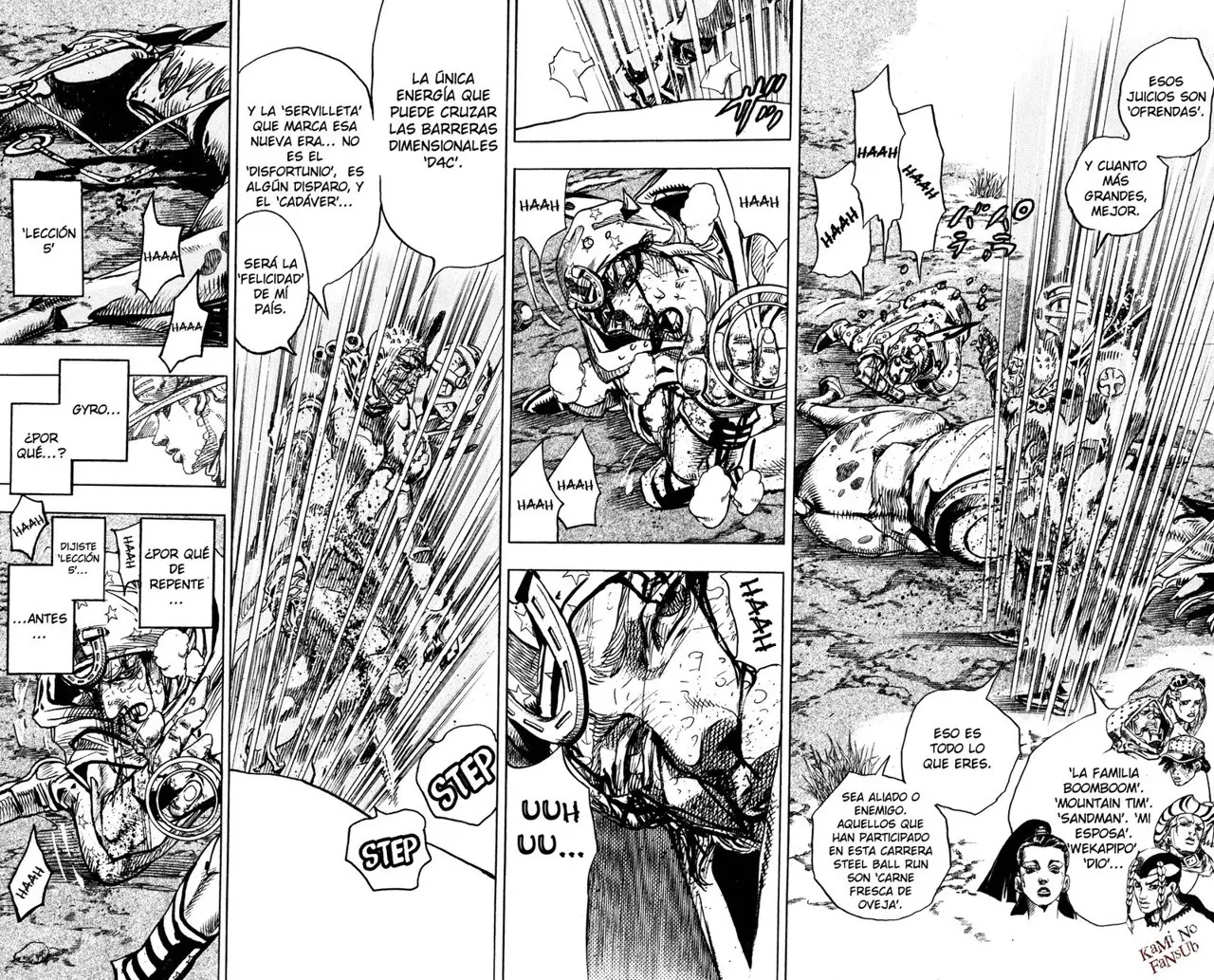 JoJo’s Bizarre Adventure – Parte 7: Steel Ball Run capítulo 85, página 26