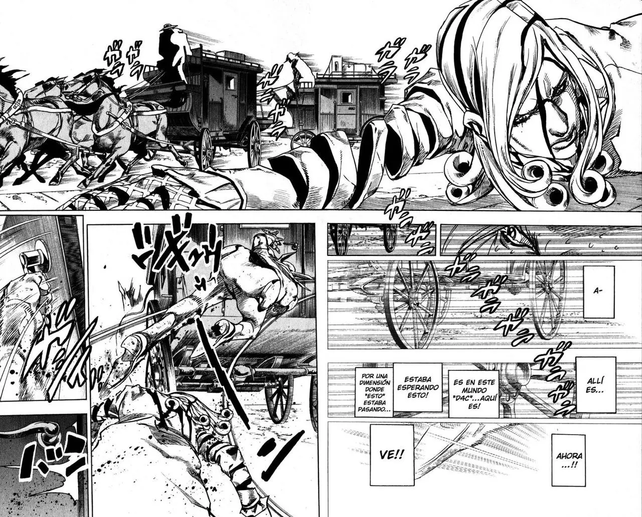 JoJo’s Bizarre Adventure – Parte 7: Steel Ball Run capítulo 87, página 14