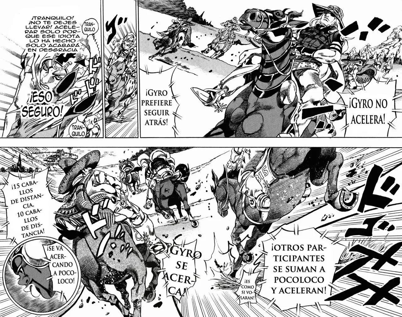 JoJo’s Bizarre Adventure – Parte 7: Steel Ball Run capítulo 9, página 14
