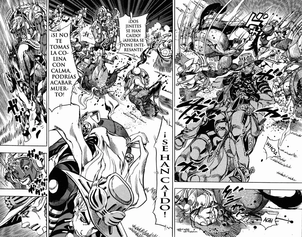 JoJo’s Bizarre Adventure – Parte 7: Steel Ball Run capítulo 9, página 17