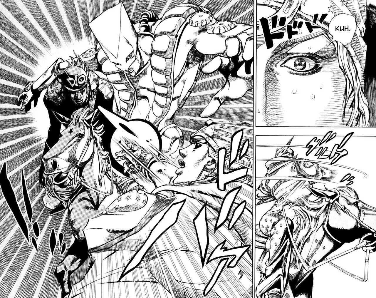 JoJo’s Bizarre Adventure – Parte 7: Steel Ball Run capítulo 90, página 36