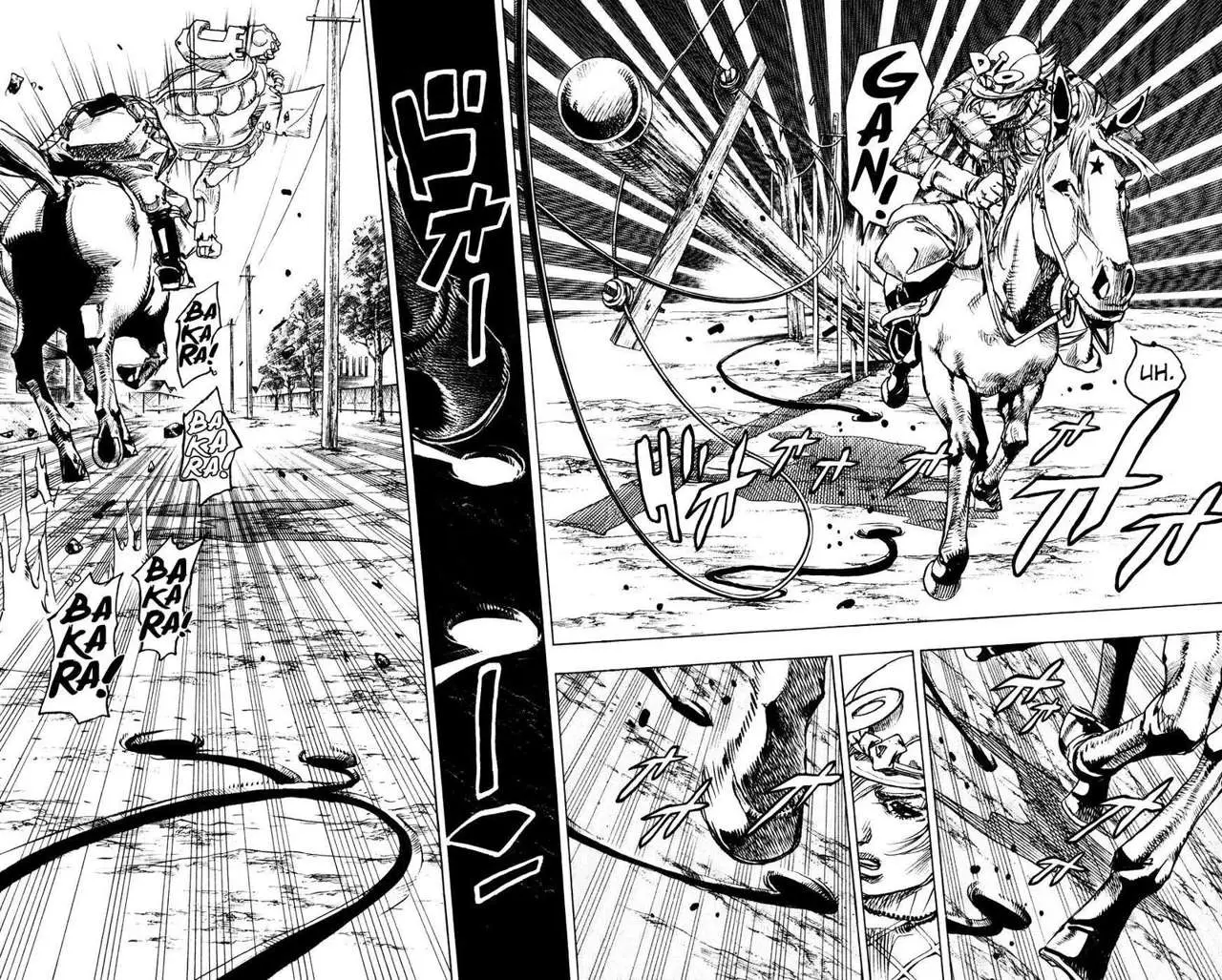 JoJo’s Bizarre Adventure – Parte 7: Steel Ball Run capítulo 91, página 16