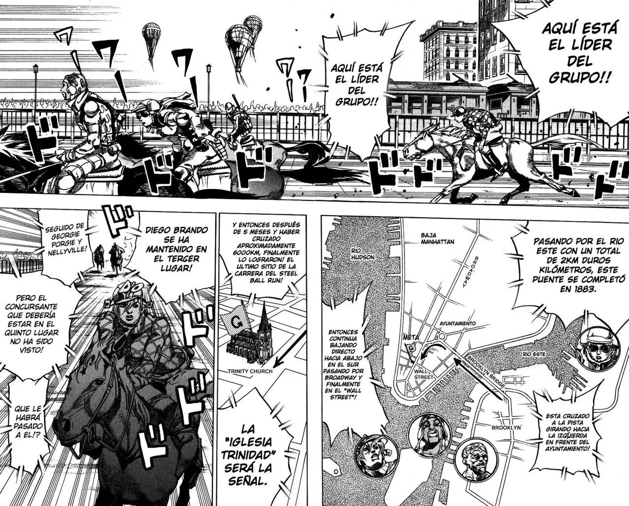 JoJo’s Bizarre Adventure – Parte 7: Steel Ball Run capítulo 93, página 7