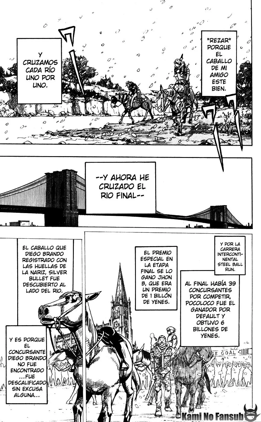 JoJo’s Bizarre Adventure – Parte 7: Steel Ball Run capítulo 95, página 28
