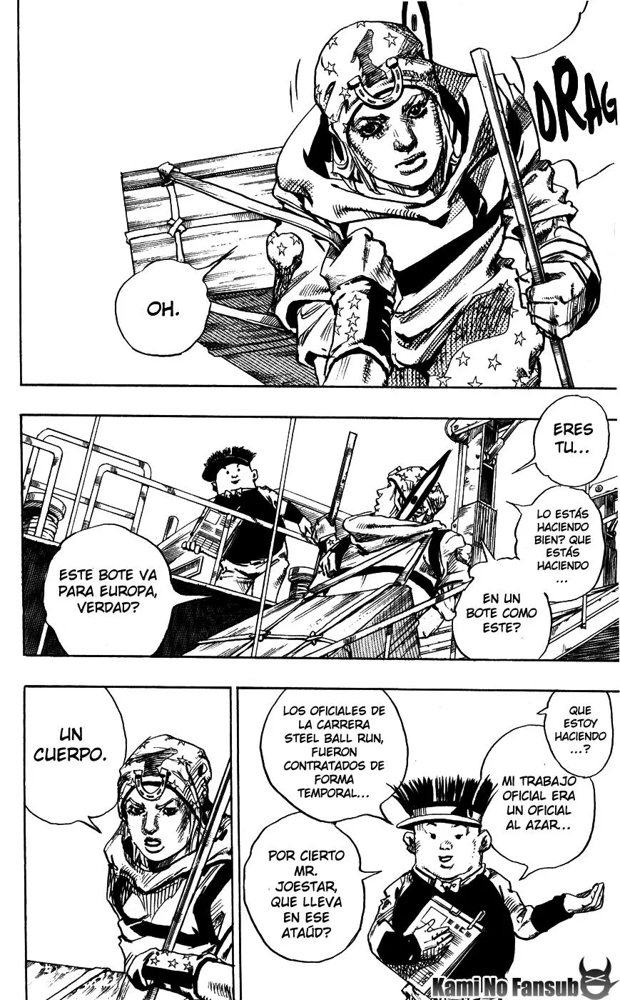 JoJo’s Bizarre Adventure – Parte 7: Steel Ball Run capítulo 95, página 35
