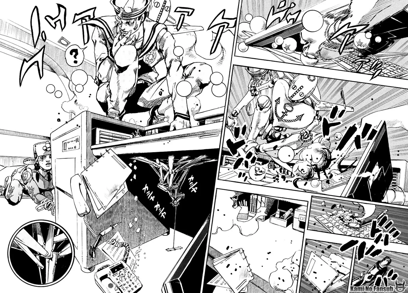 JoJo's Bizarre Adventure - Parte 8: JoJolion capítulo 100, página 8