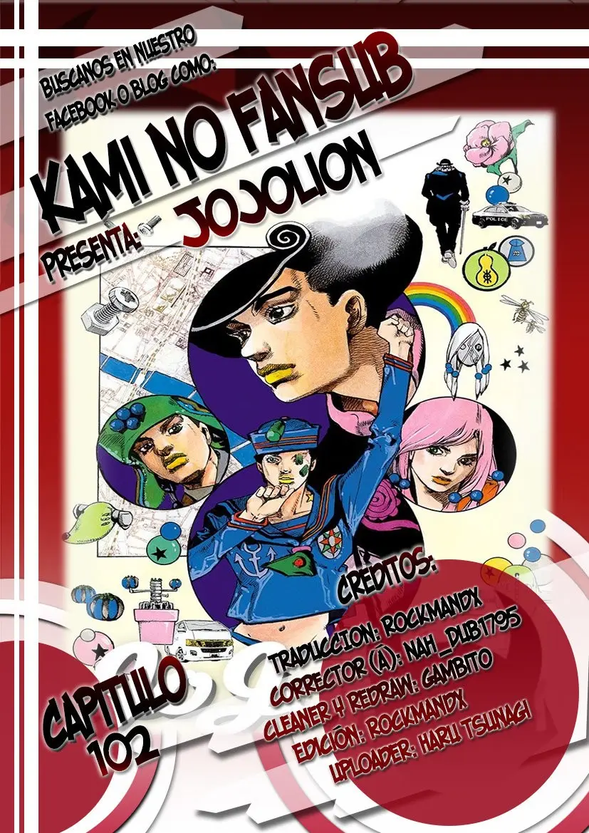 JoJo's Bizarre Adventure - Parte 8: JoJolion capítulo 102, página 1
