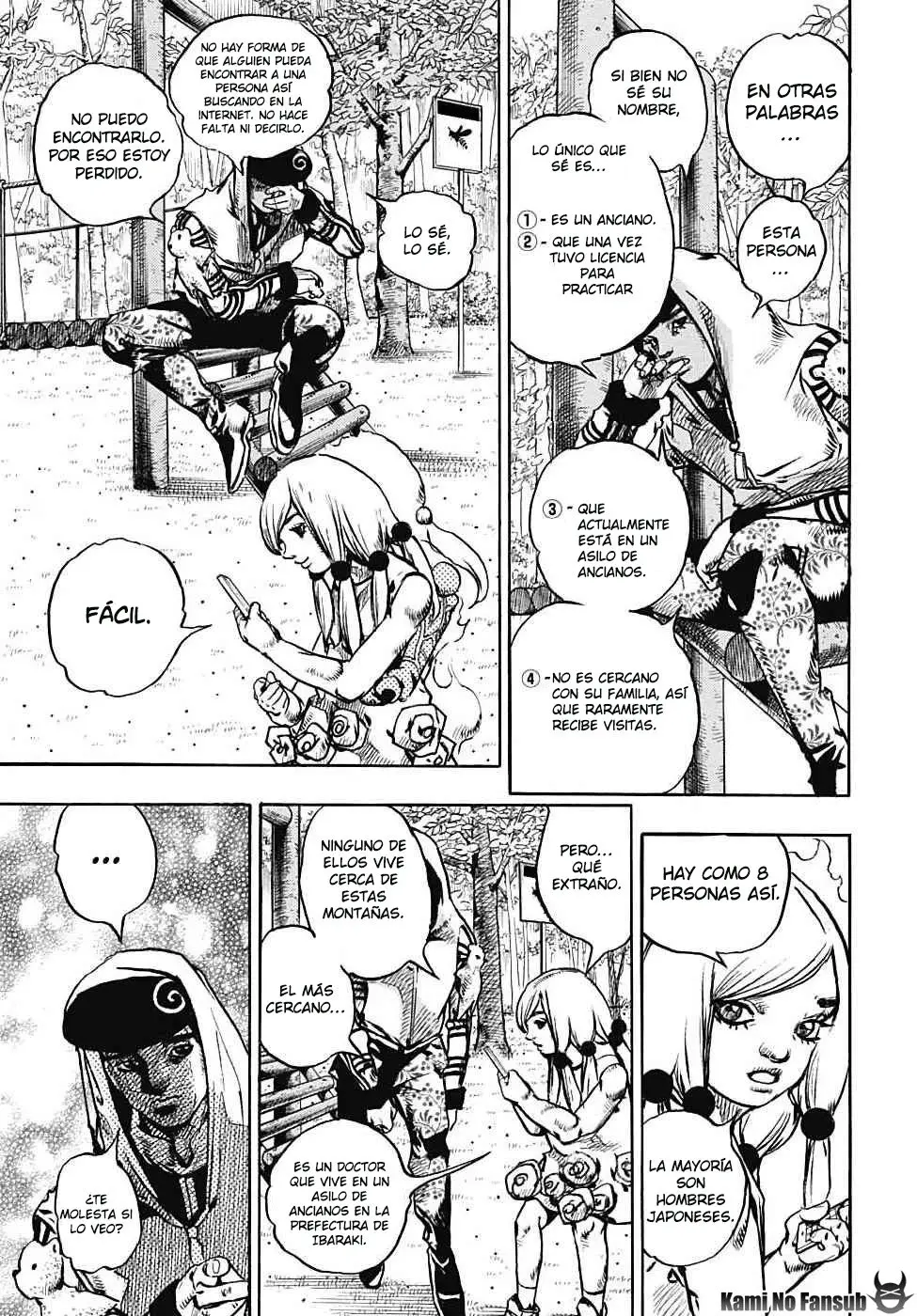 JoJo's Bizarre Adventure - Parte 8: JoJolion capítulo 102, página 12