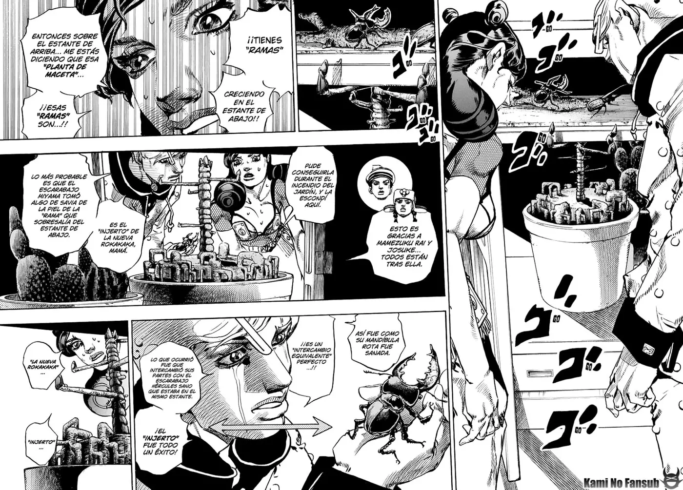 JoJo's Bizarre Adventure - Parte 8: JoJolion capítulo 107, página 34