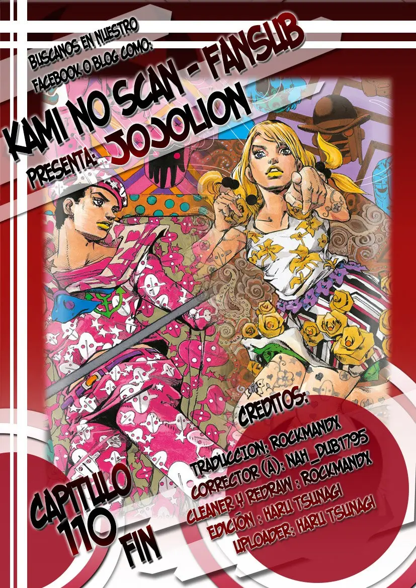 JoJo's Bizarre Adventure - Parte 8: JoJolion capítulo 110, página 1