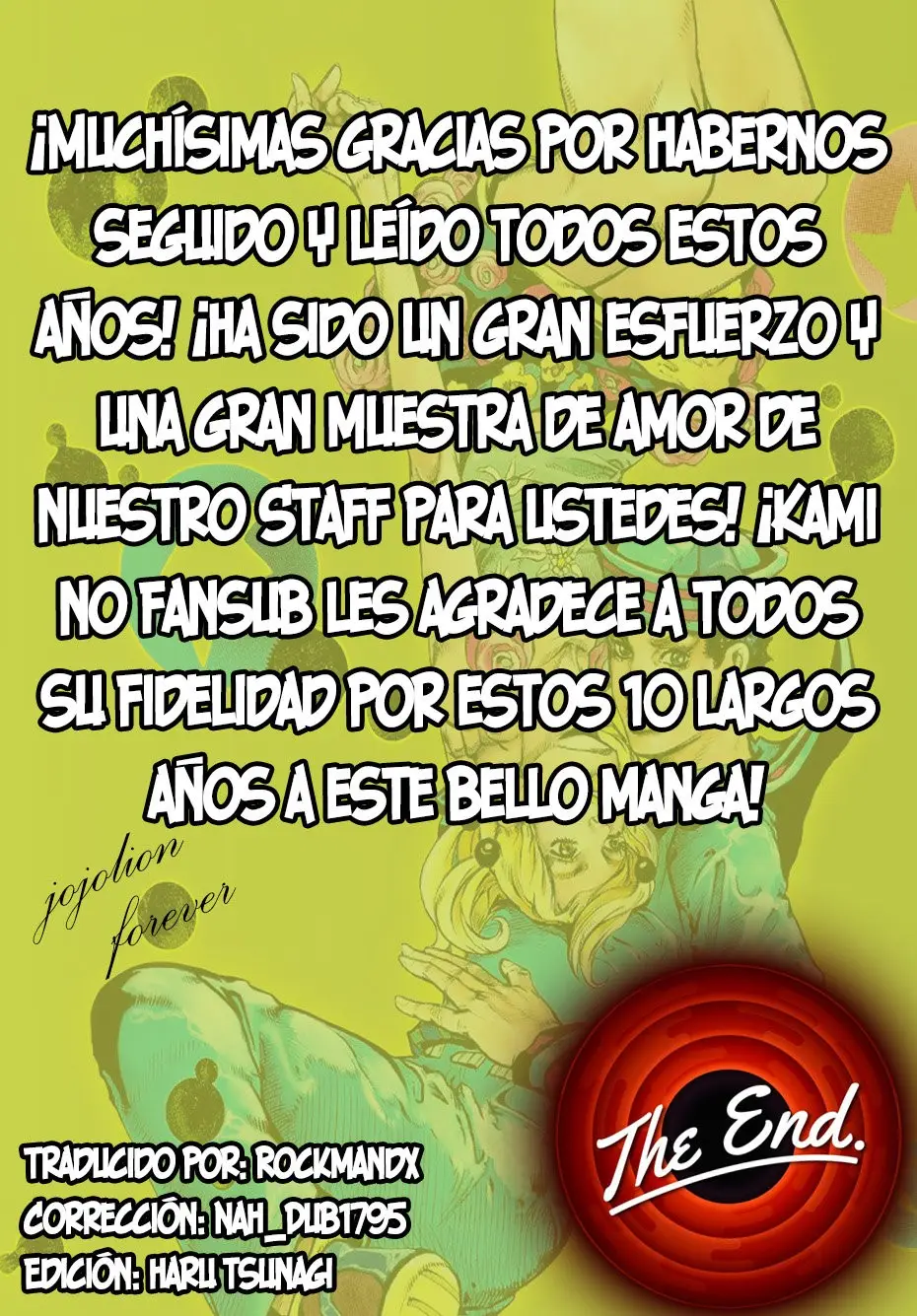 JoJo's Bizarre Adventure - Parte 8: JoJolion capítulo 110, página 49