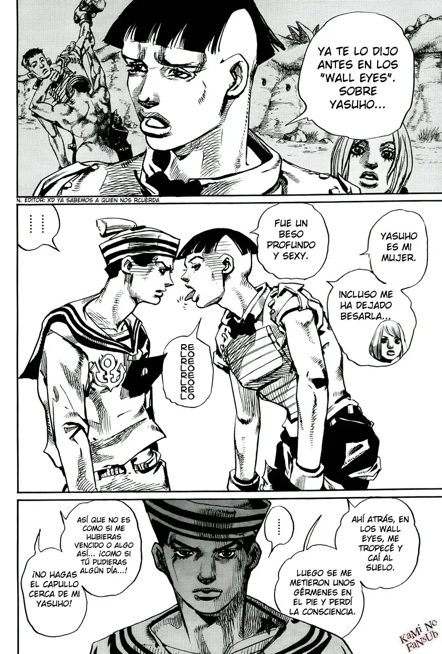 JoJo's Bizarre Adventure - Parte 8: JoJolion capítulo 18, página 17