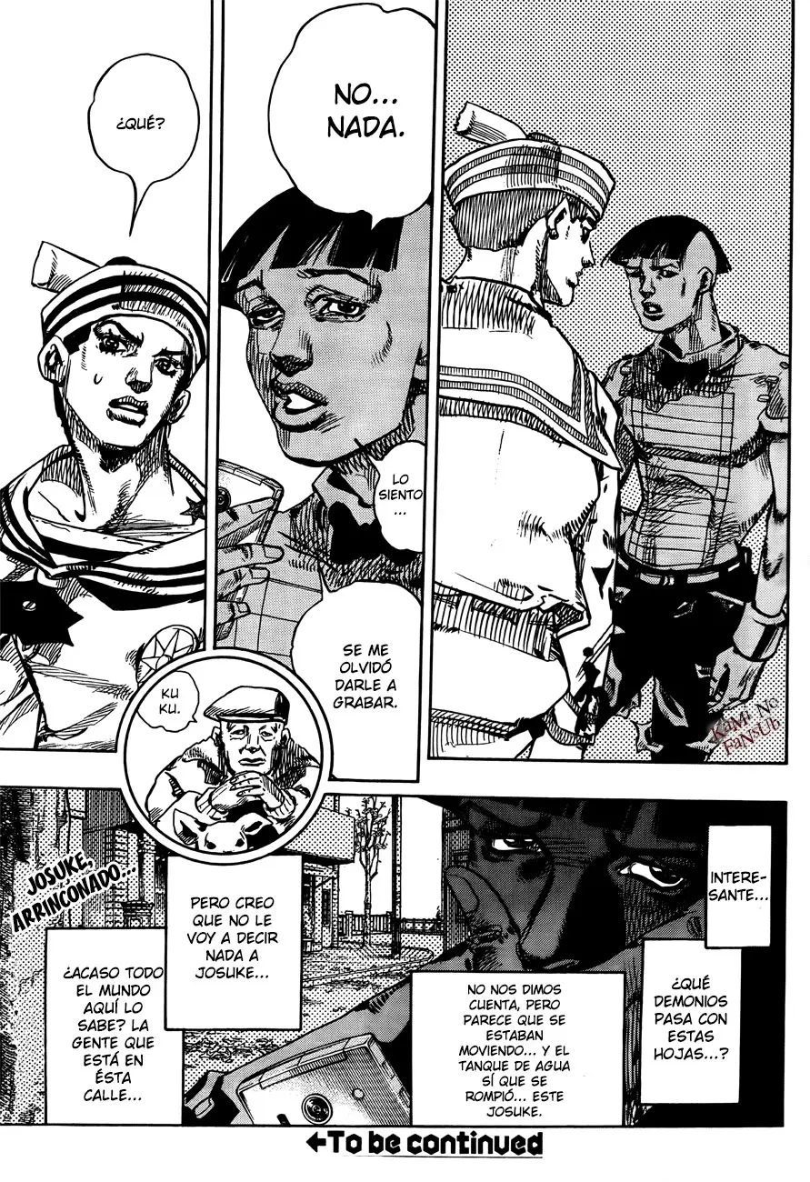 JoJo's Bizarre Adventure - Parte 8: JoJolion capítulo 18, página 51
