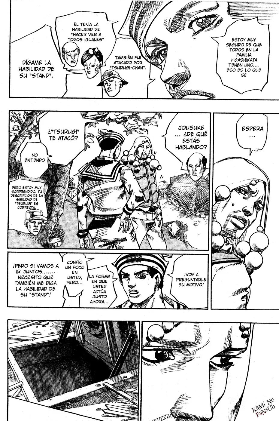 JoJo's Bizarre Adventure - Parte 8: JoJolion capítulo 27, página 28