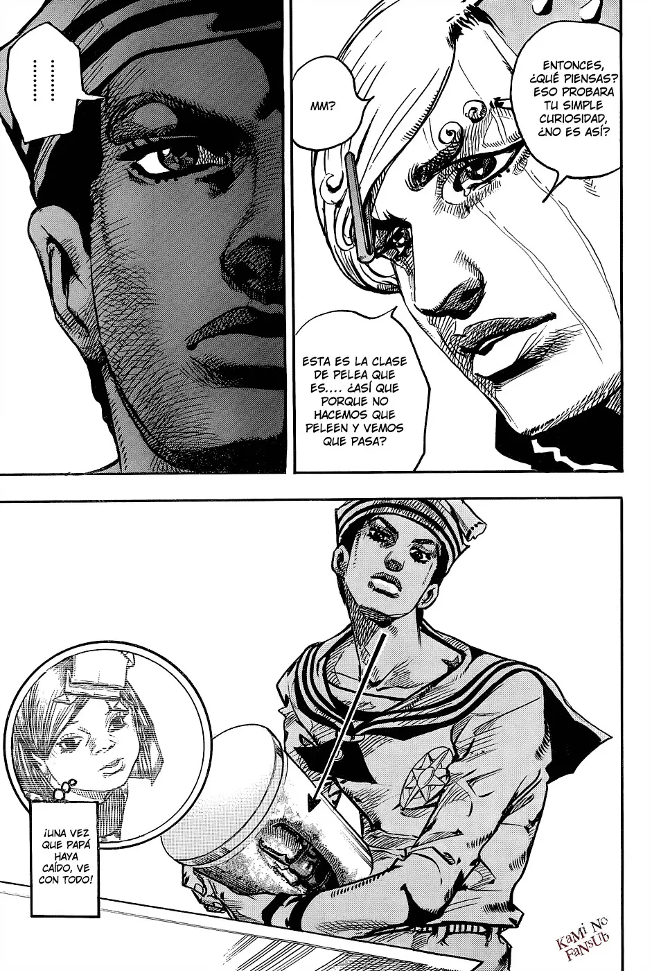 JoJo's Bizarre Adventure - Parte 8: JoJolion capítulo 34, página 35
