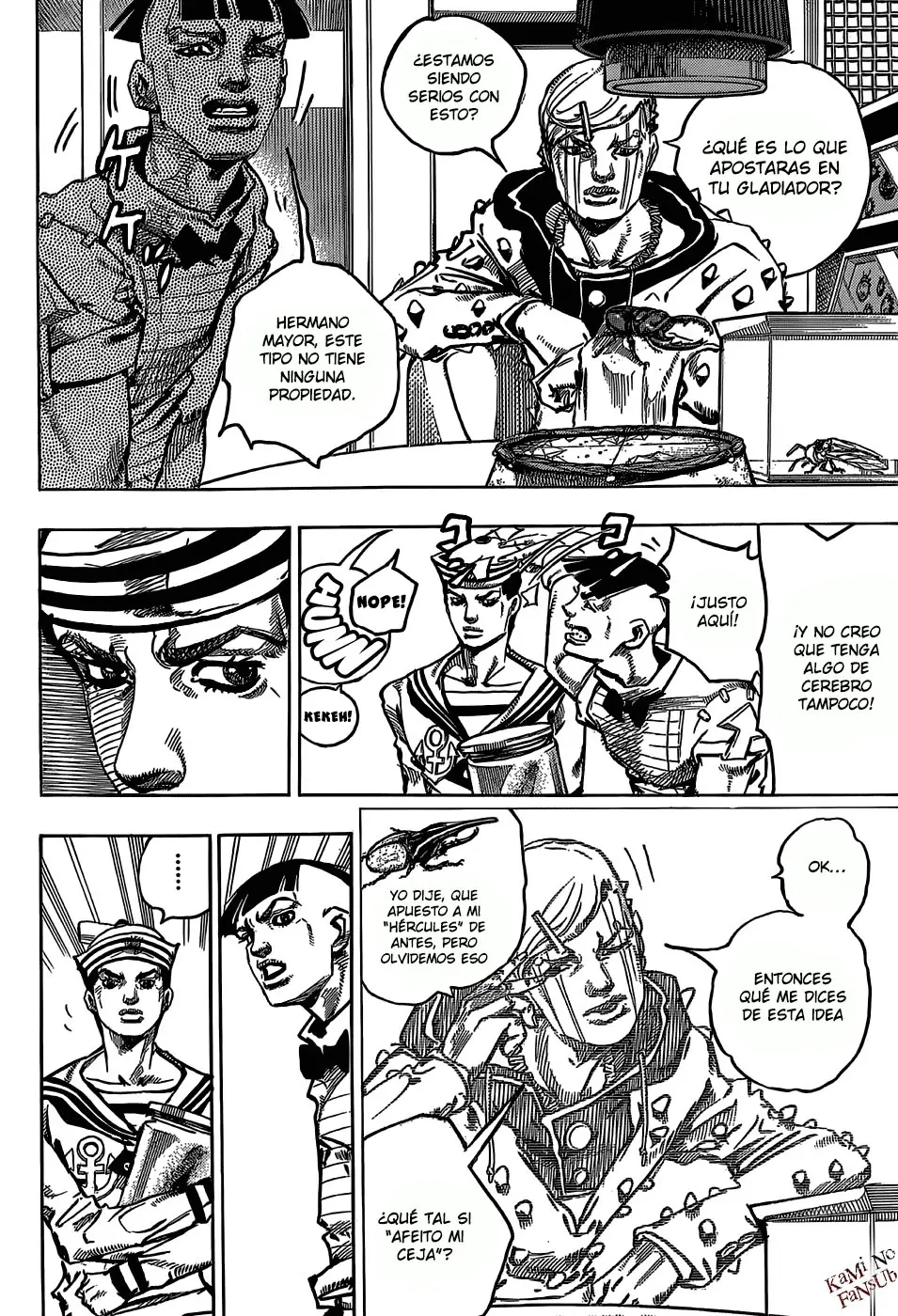 JoJo's Bizarre Adventure - Parte 8: JoJolion capítulo 35, página 6