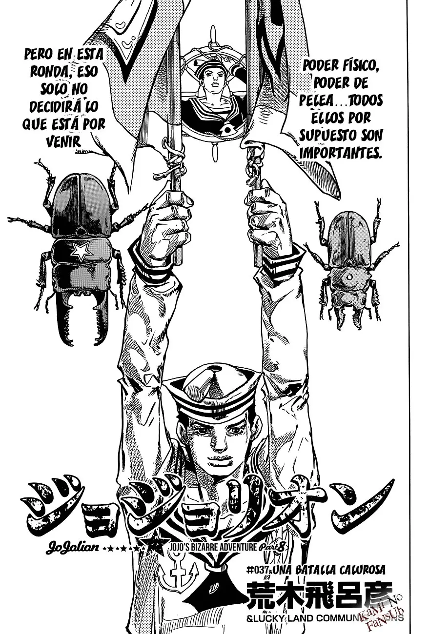 JoJo's Bizarre Adventure - Parte 8: JoJolion capítulo 37, página 2