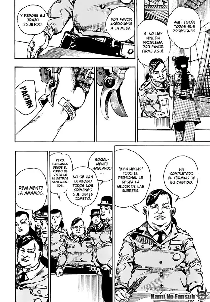 JoJo's Bizarre Adventure - Parte 8: JoJolion capítulo 55, página 28