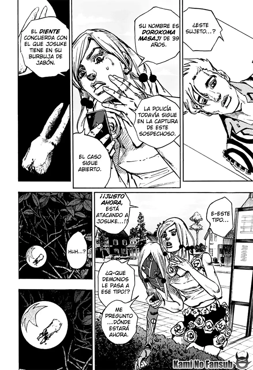 JoJo's Bizarre Adventure - Parte 8: JoJolion capítulo 62, página 34
