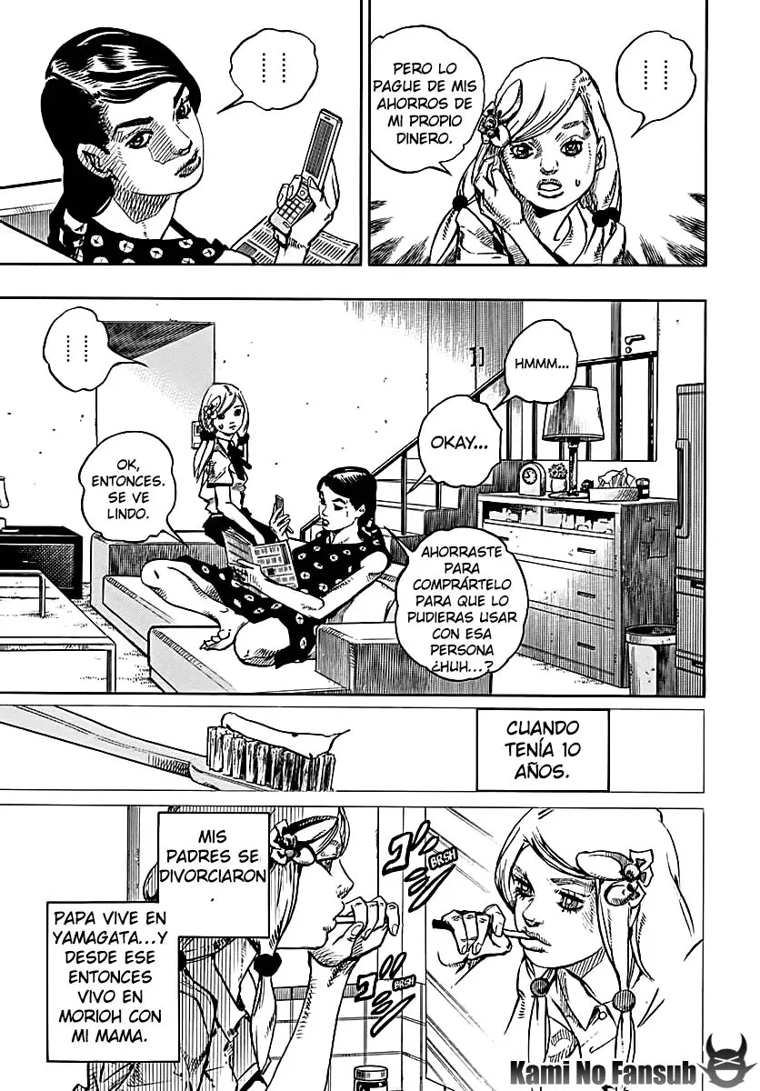 JoJo's Bizarre Adventure - Parte 8: JoJolion capítulo 71, página 9