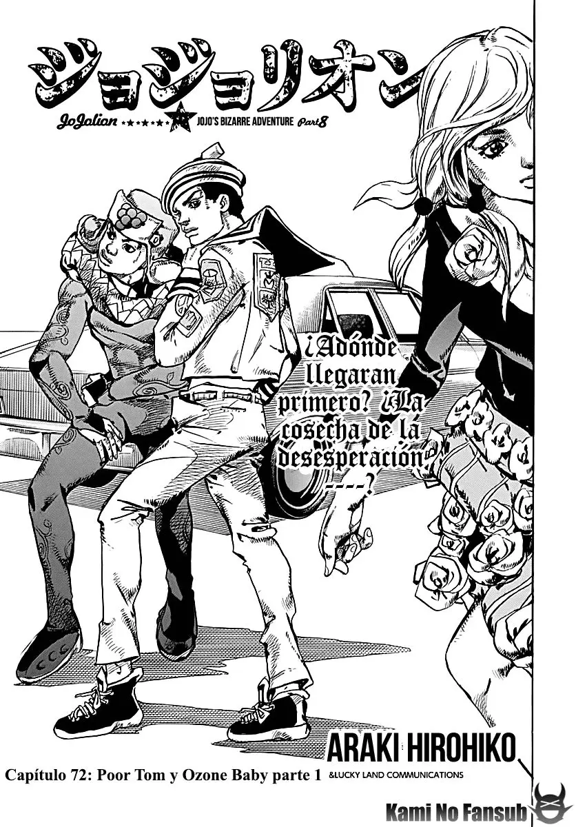 JoJo's Bizarre Adventure - Parte 8: JoJolion capítulo 72, página 3