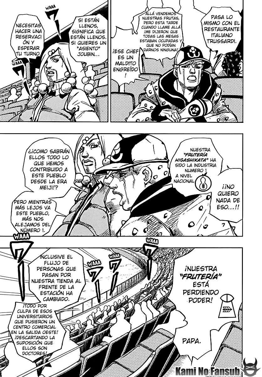 JoJo's Bizarre Adventure - Parte 8: JoJolion capítulo 72, página 9