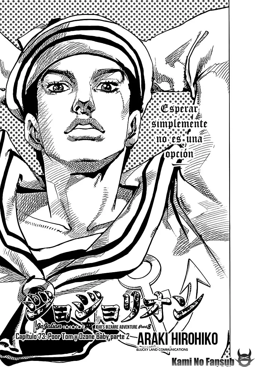 JoJo's Bizarre Adventure - Parte 8: JoJolion capítulo 73, página 2