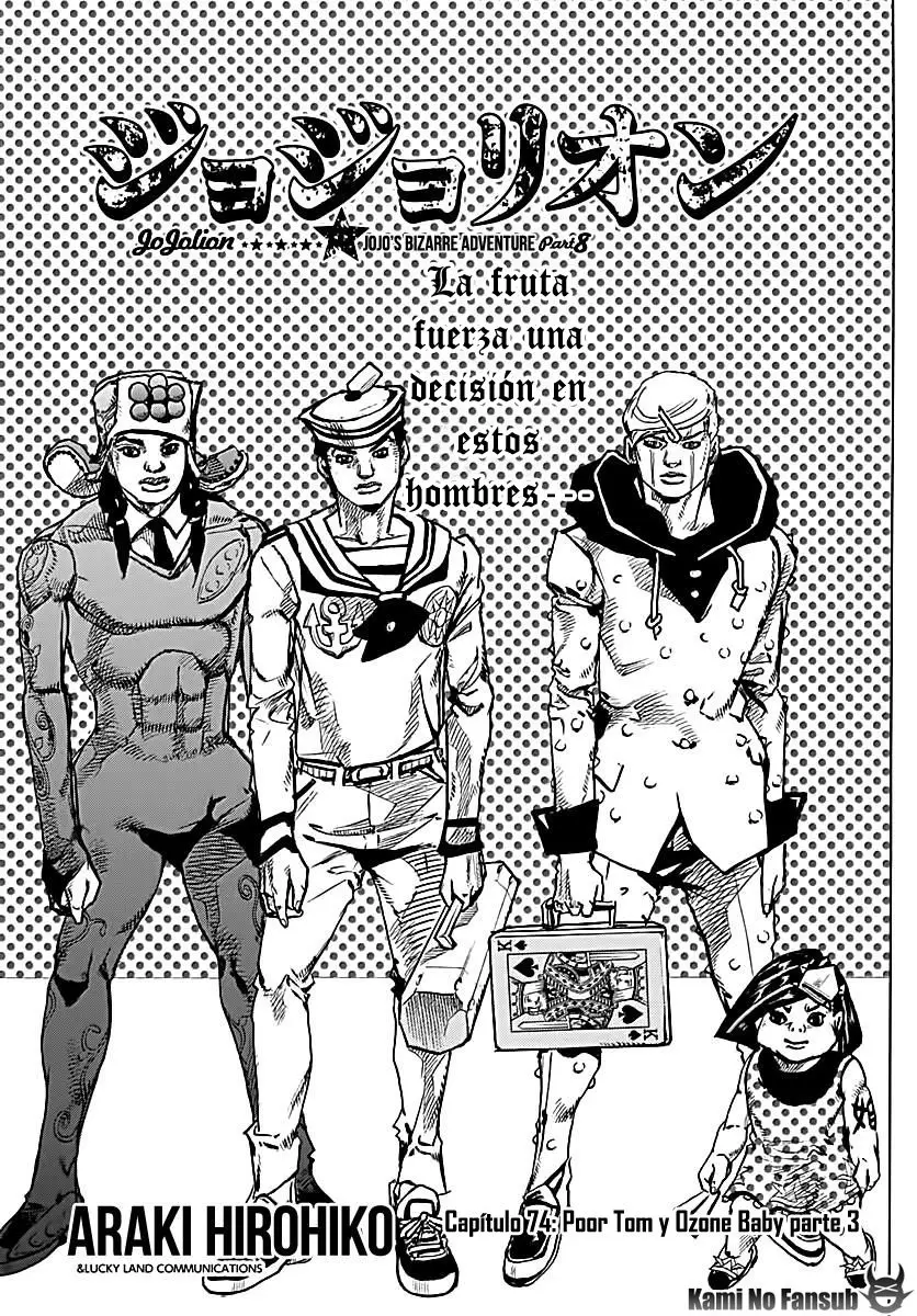 JoJo's Bizarre Adventure - Parte 8: JoJolion capítulo 74, página 2