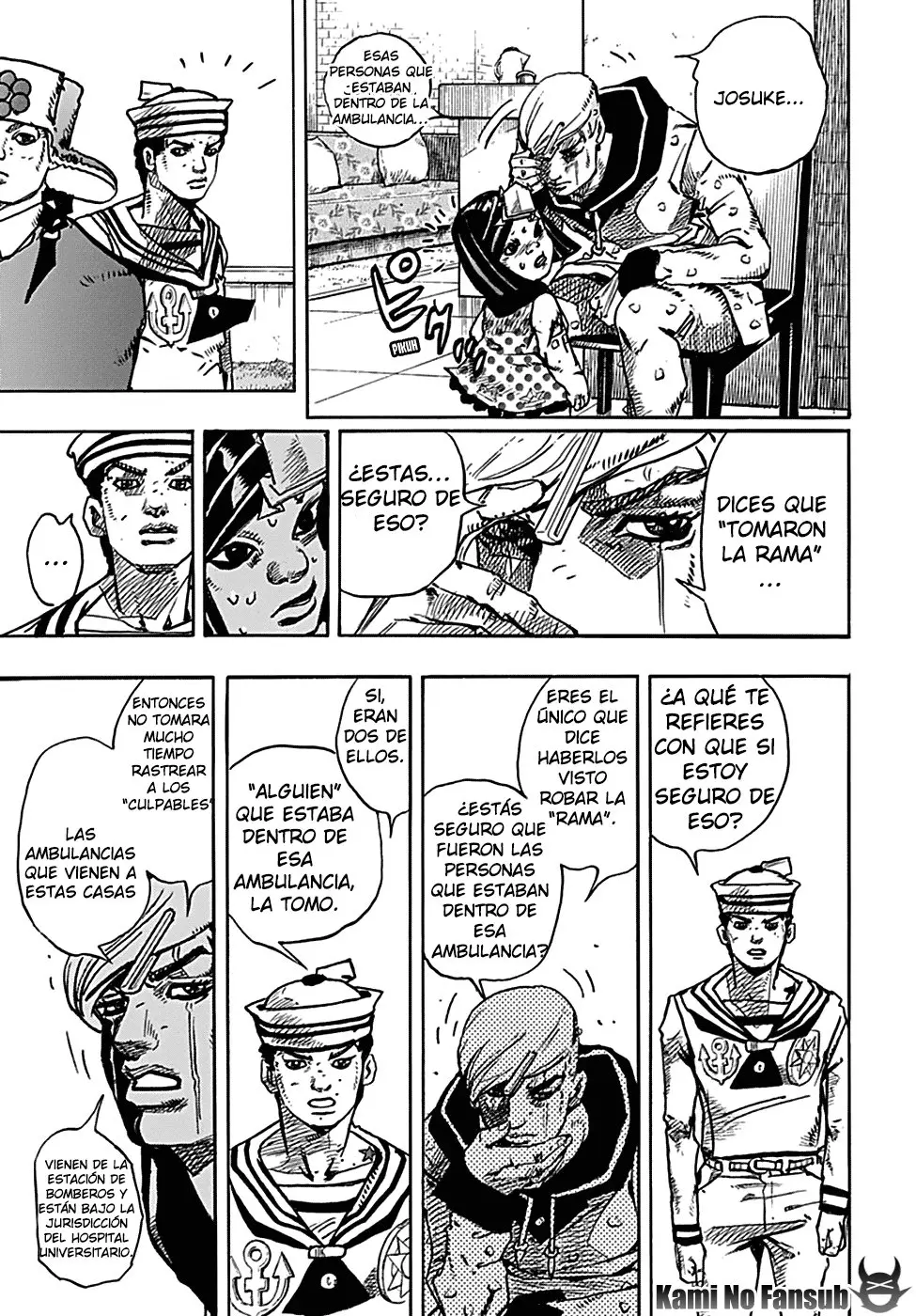 JoJo's Bizarre Adventure - Parte 8: JoJolion capítulo 77, página 9